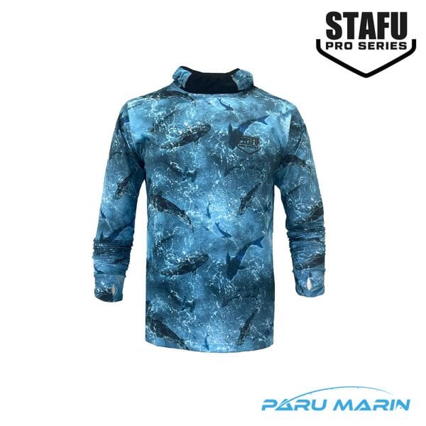 Stafu Pro Haka Hooded - Shark Blue