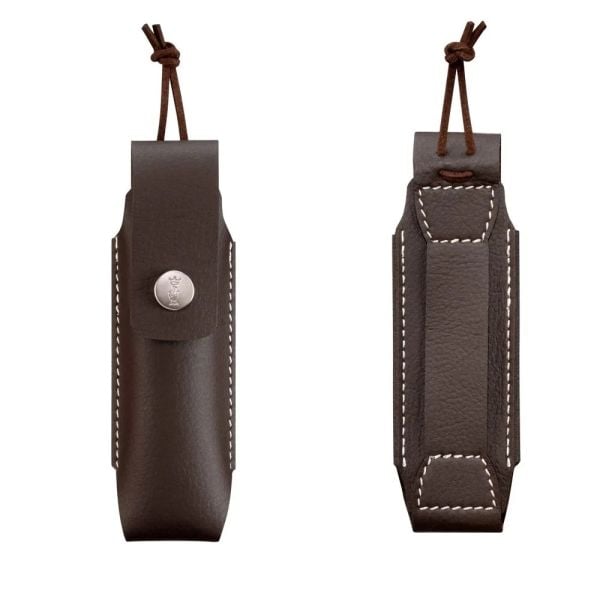Opinel Inox 8 No Ahşap Kutulu ve Deri Kılıflı Zeytin Saplı Çakı