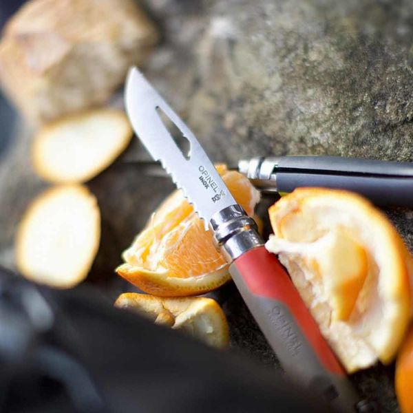 Opinel Inox No 08 Paslanmaz Çelik Çakı Düdüklü (Kırmızı)
