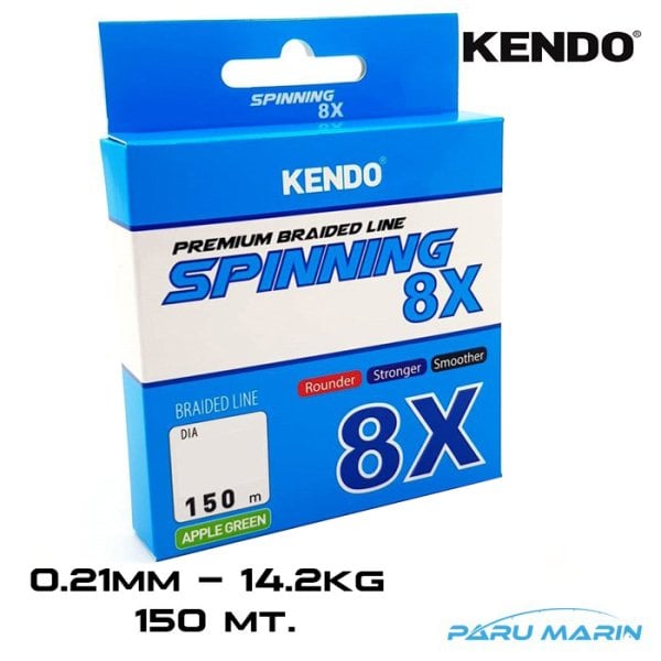 Kendo Spinning 8X Açık Yeşil 0.21mm -150mt Örgü İp Misina