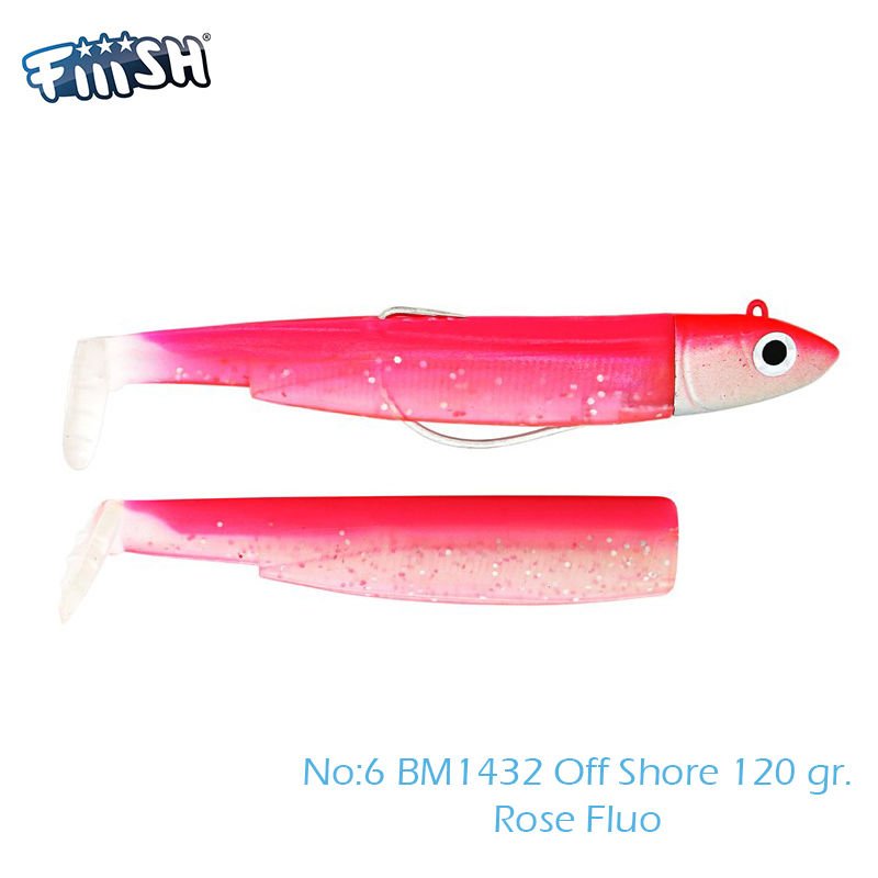 Fiiish BM200/6 BM1432 Combo Off Shore 120gr. Rose Fluo