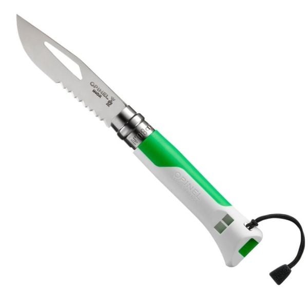 Opinel Inox No 08 Paslanmaz Çelik Çakı Düdüklü (Yeşil)