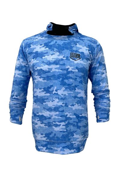Stafu Pro Haka Hooded - Camo Blue