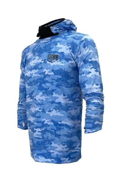 Stafu Pro Haka Hooded - Camo Blue