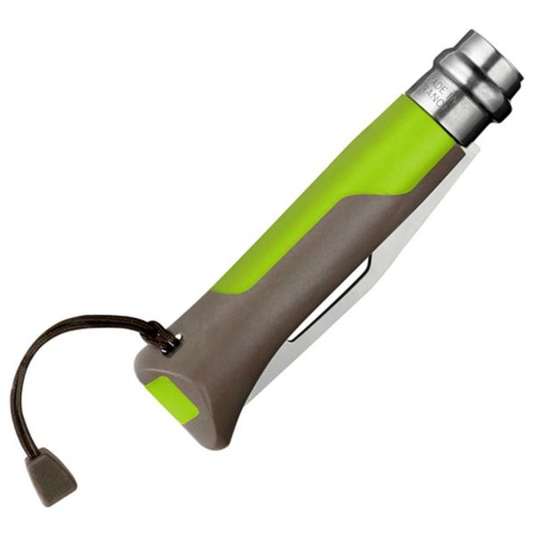 Opinel Inox No 08 Paslanmaz Çelik Çakı Düdüklü (Koyu Yeşil)