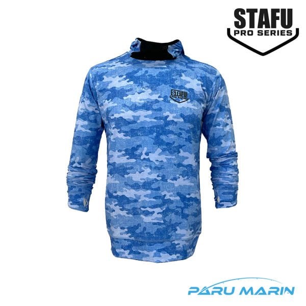 Stafu Pro Haka Hooded - Camo Blue
