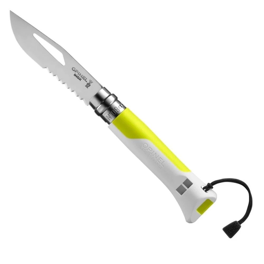 Opinel Inox No 08 Paslanmaz Çelik Çakı Düdüklü (Sarı)