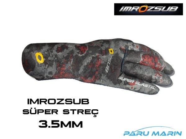 İmrozsub 3.5 mm Süper Streç Kamuflaj Dalış Eldiveni