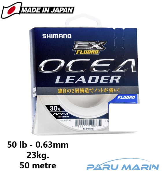 Shimano Ocea Leader EX Fluoro 0.63mm-50lb 50mt.
