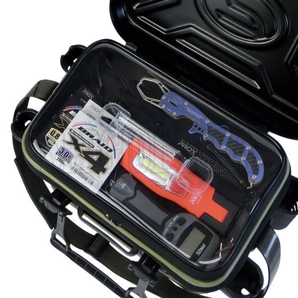 Prox Eva Tackle Bag With Rod Holder Yeşil Malzeme Çantası 40 cm