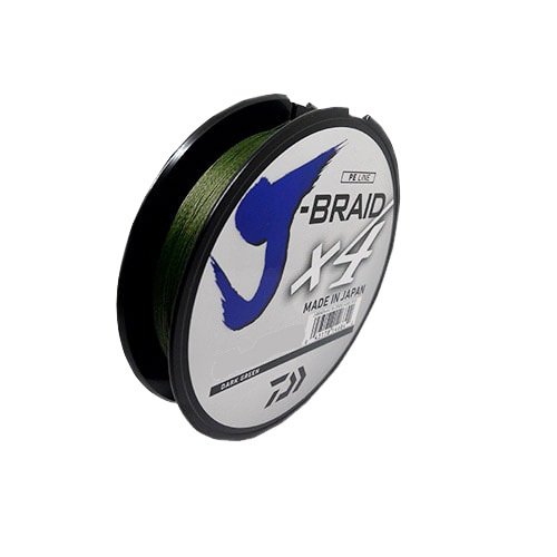 Daiwa J-Braid x4 Koyu Yeşil 270 Mt. 0.17mm 8.4kg. İp Misina