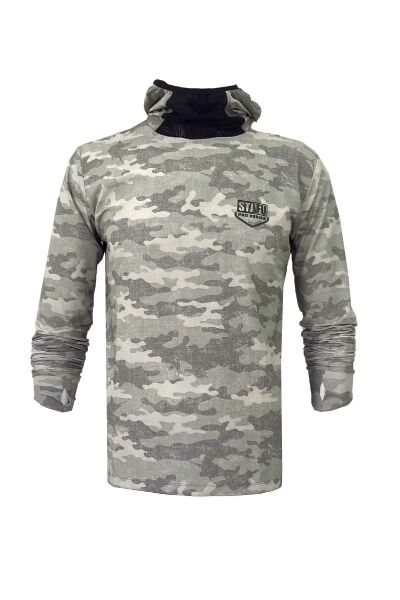 Stafu Pro Haka Hooded - Camo Brown