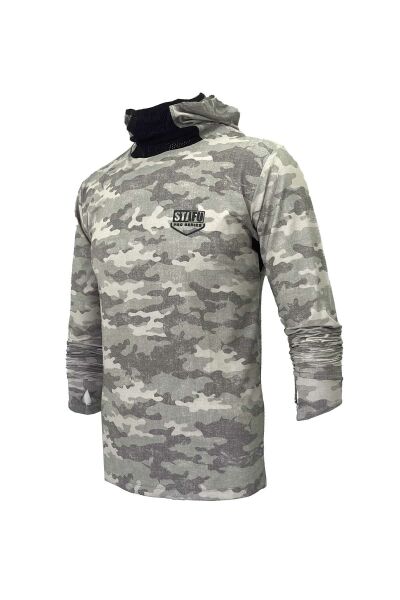 Stafu Pro Haka Hooded - Camo Brown