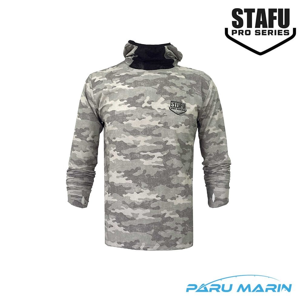 Stafu Pro Haka Hooded - Camo Brown