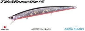 Duo Tide Minnow Slim 140 ADA0025 / Prism Noir Red Belly