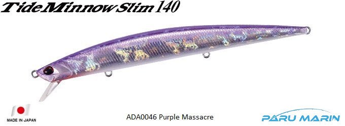 Duo Tide Minnow Slim 140 ADA0046 / Purple Massacre