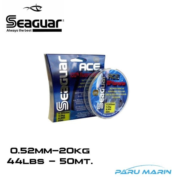 SEAGUAR Ace 0,52mm 44lbs 20kg 50mt Florokarbon Misina