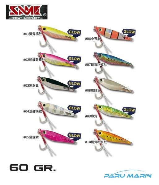 SAME Minnow Jig 60gr. Jig Yem