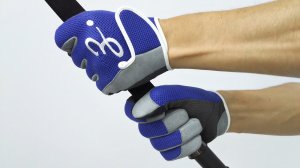Zenaq 3-D Short Glove Eldiven Mavi XL