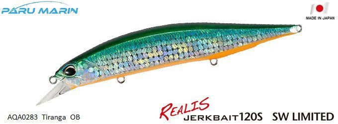 Duo Realis Jerkbait 120S SW AQA0283 / Tiranga OB