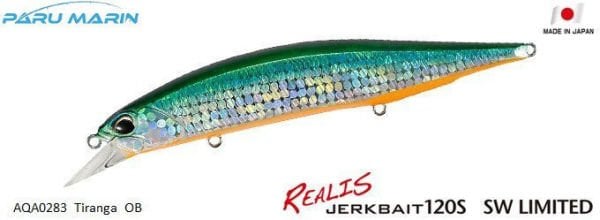 Duo Realis Jerkbait 120S SW AQA0283 / Tiranga OB