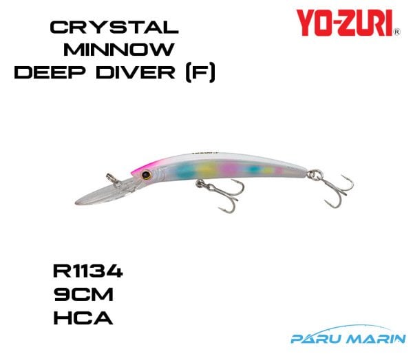 Yozuri Crystal Minnow Deep Diver R1134-HCA Sahte