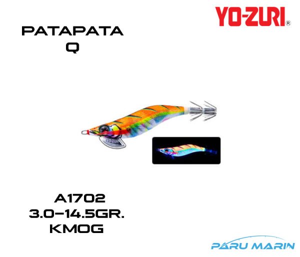 Yozuri Pata Pata Q 3.0 14.5gr. A1702-KMOG Kalamar Zokası