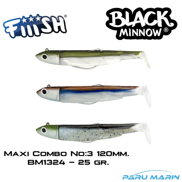 Fiiish BM120/3 BM1324 3lü Maxi Combo 25gr Silikon Yem
