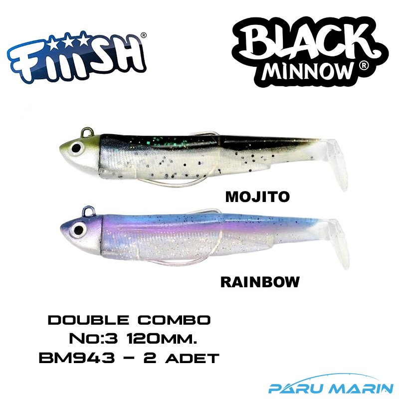 Fiiish BM120/3 BM943 2li Double 18gr Silikon Yem