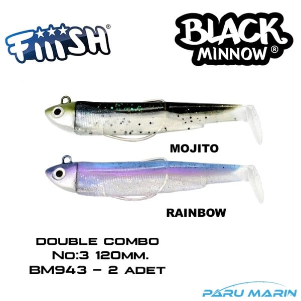 Fiiish BM120/3 BM943 2li Double 18gr Silikon Yem