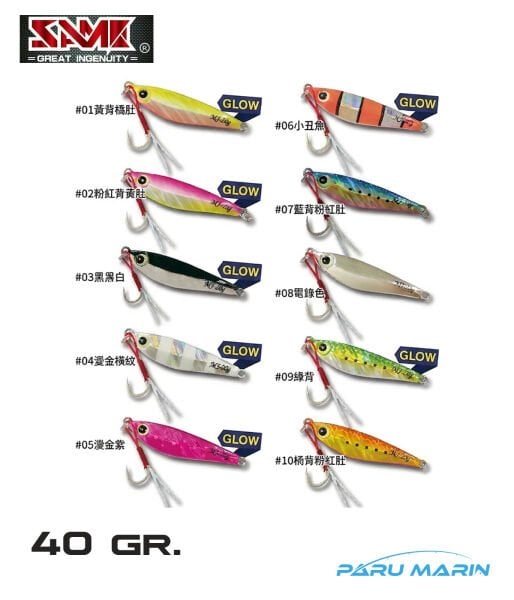 SAME Minnow Jig 40gr. Jig Yem