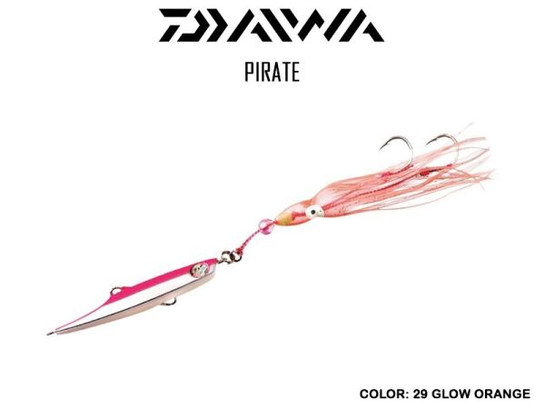 Daiwa Jig Pirates 200gr. GLOW ORANGE Suni Yem