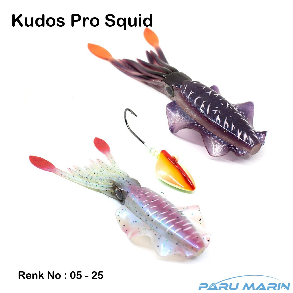 Kudos Pro Squid 20 cm (2 Adet)170 gr Silikon Yem Renk 05-25