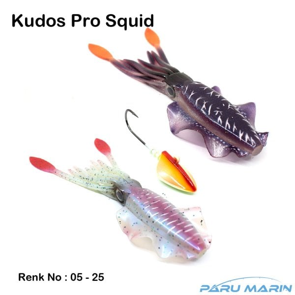 Kudos Pro Squid 20 cm (2 Adet)170 gr Silikon Yem Renk 05-25