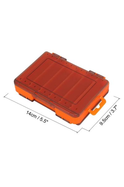 Çift Taraflı F05 LRF 8.5 cm'ye kadar sahteler için Kutu Turuncı veya Yeşil Renkte