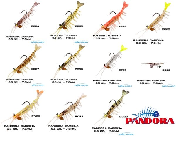 Pandora Caridina 6.5 Gr. - 76 mm Silikon Karides