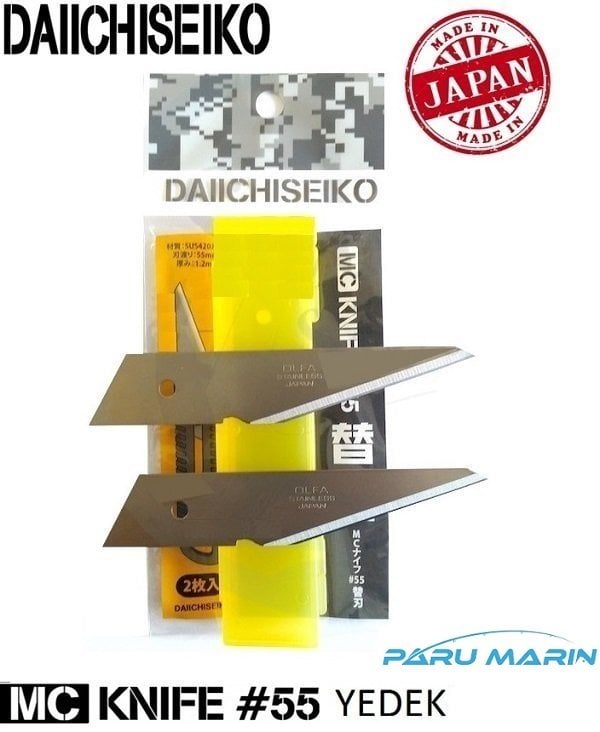 Daiichiseiko MC Knife #55 Yedek Bıçak (2li)