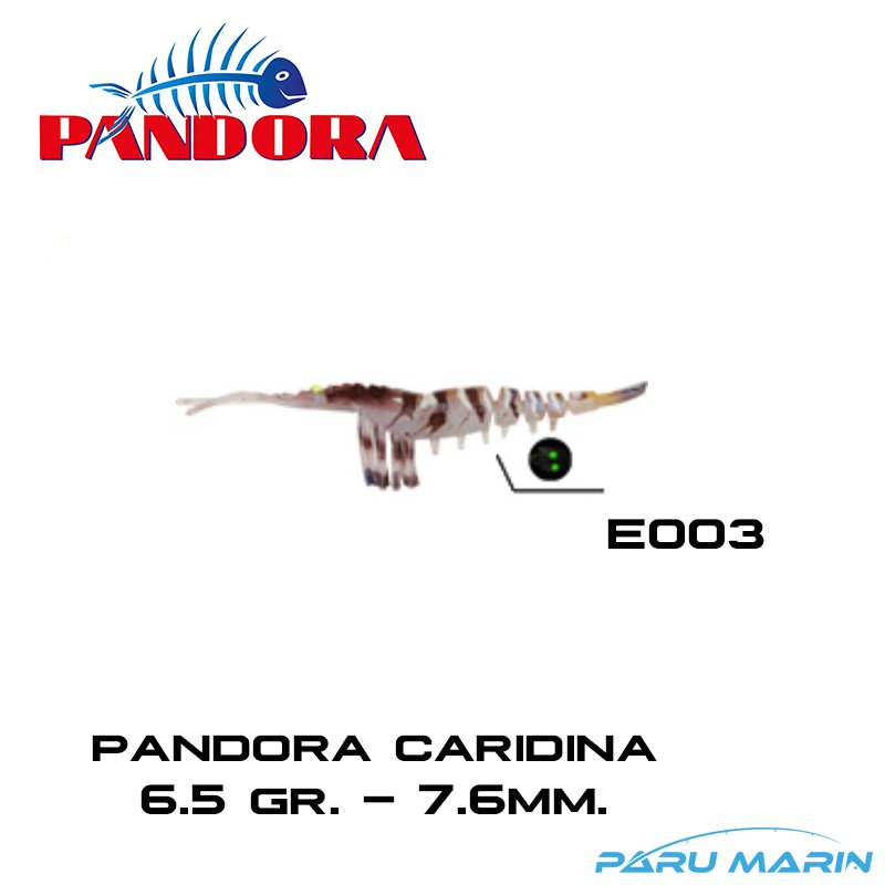 Pandora Caridina 6.5 Gr. - 76 mm Silikon Karides E003