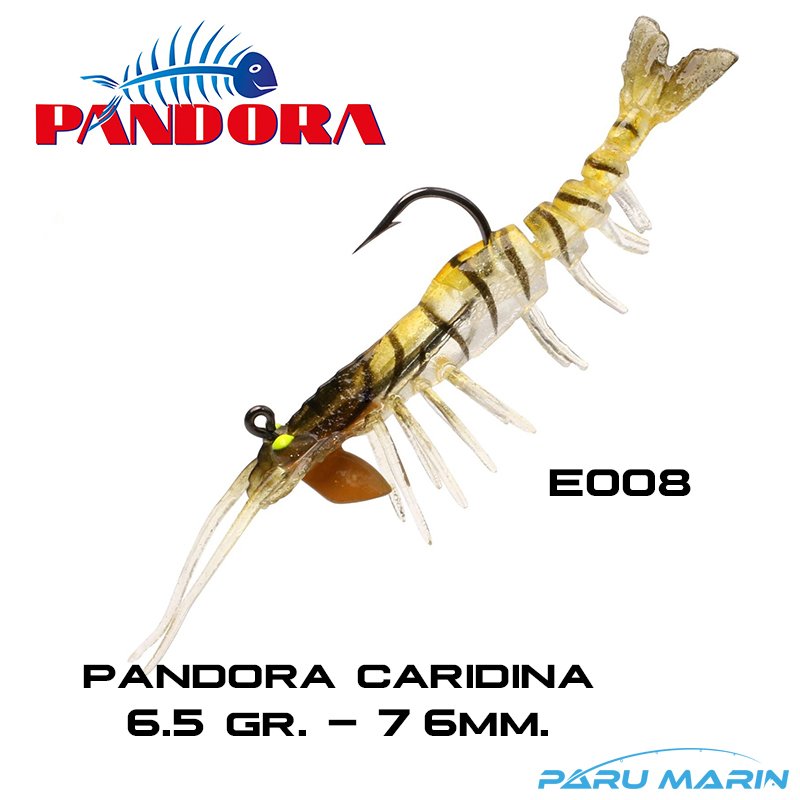 Pandora Caridina 6.5 Gr. - 76 mm Silikon Karides E008