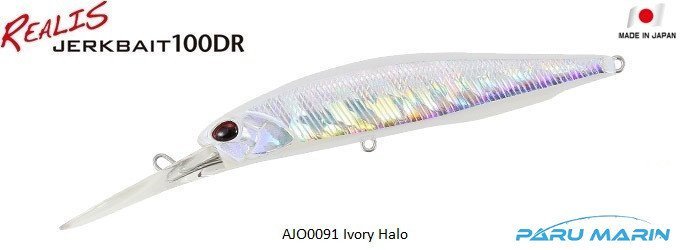 Duo Realis Jerkbait 100DR AJO0091 / Ivory Halo