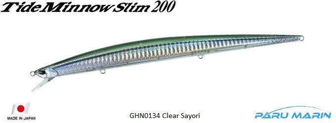 Duo Tide Minnow Slim 200 GHN0134 / Clear Sayori