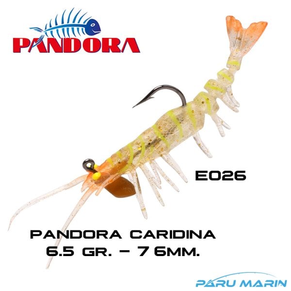 Pandora Caridina 6.5 Gr. - 76 mm Silikon Karides E026