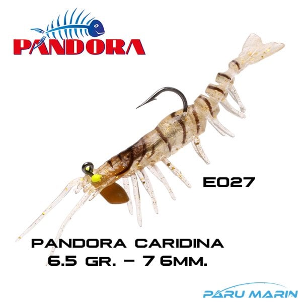 Pandora Caridina 6.5 Gr. - 76 mm Silikon Karides E027