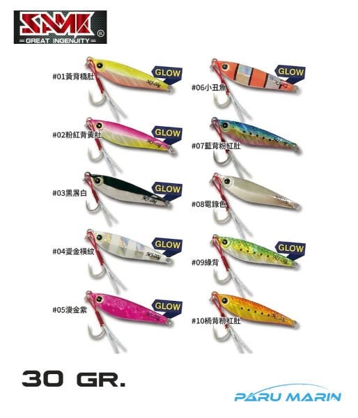 SAME Minnow Jig 30gr. Jig Yem