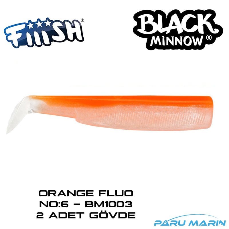 Fiiish BM200/6 BM1003 2 Adet Yedek Gövde Orange Fluo Silikon
