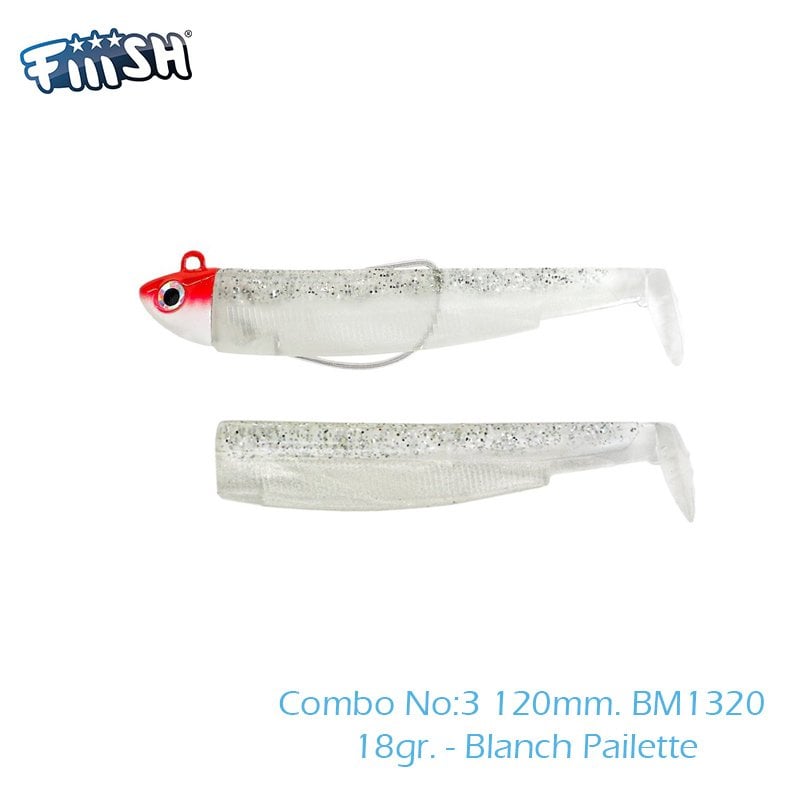 Fiiish BM120/3 BM1320 Combo 18gr.Blach Pailette Silikon