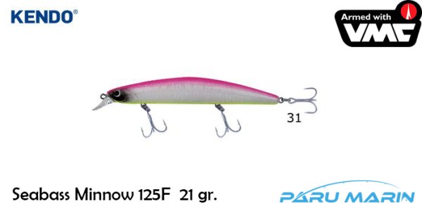Kendo Seabass Minnow 125F 21gr. Suni Yem No:31