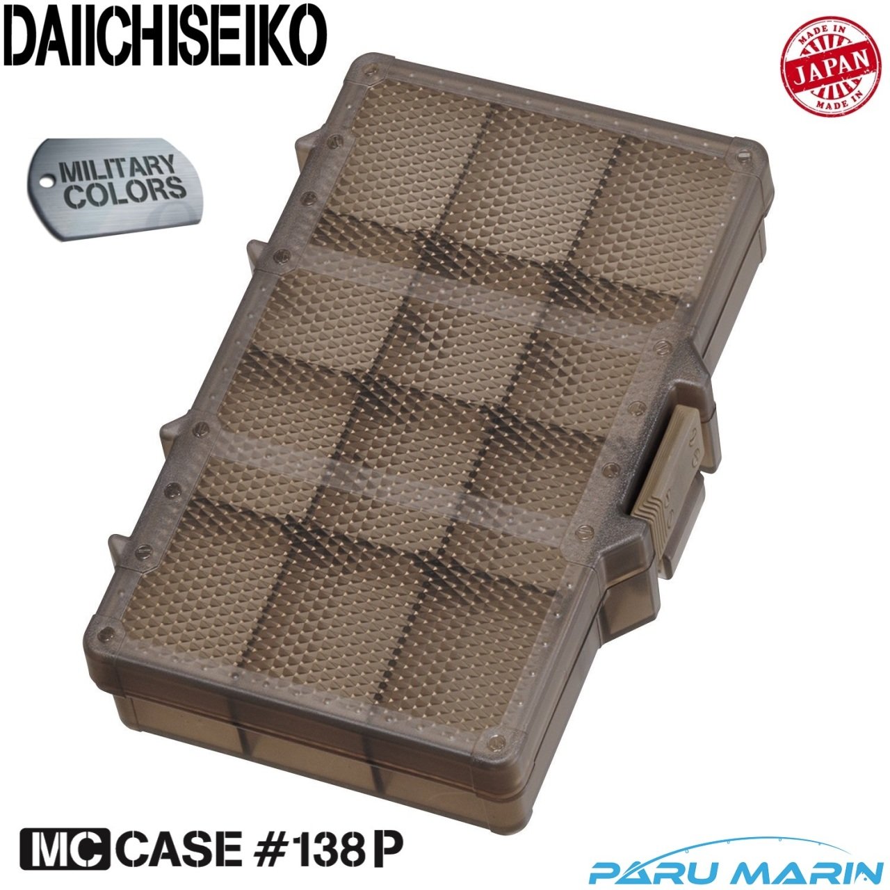Daiichiseiko MC Case 138P Silikon ve Sahte Kutusu Dark Earth