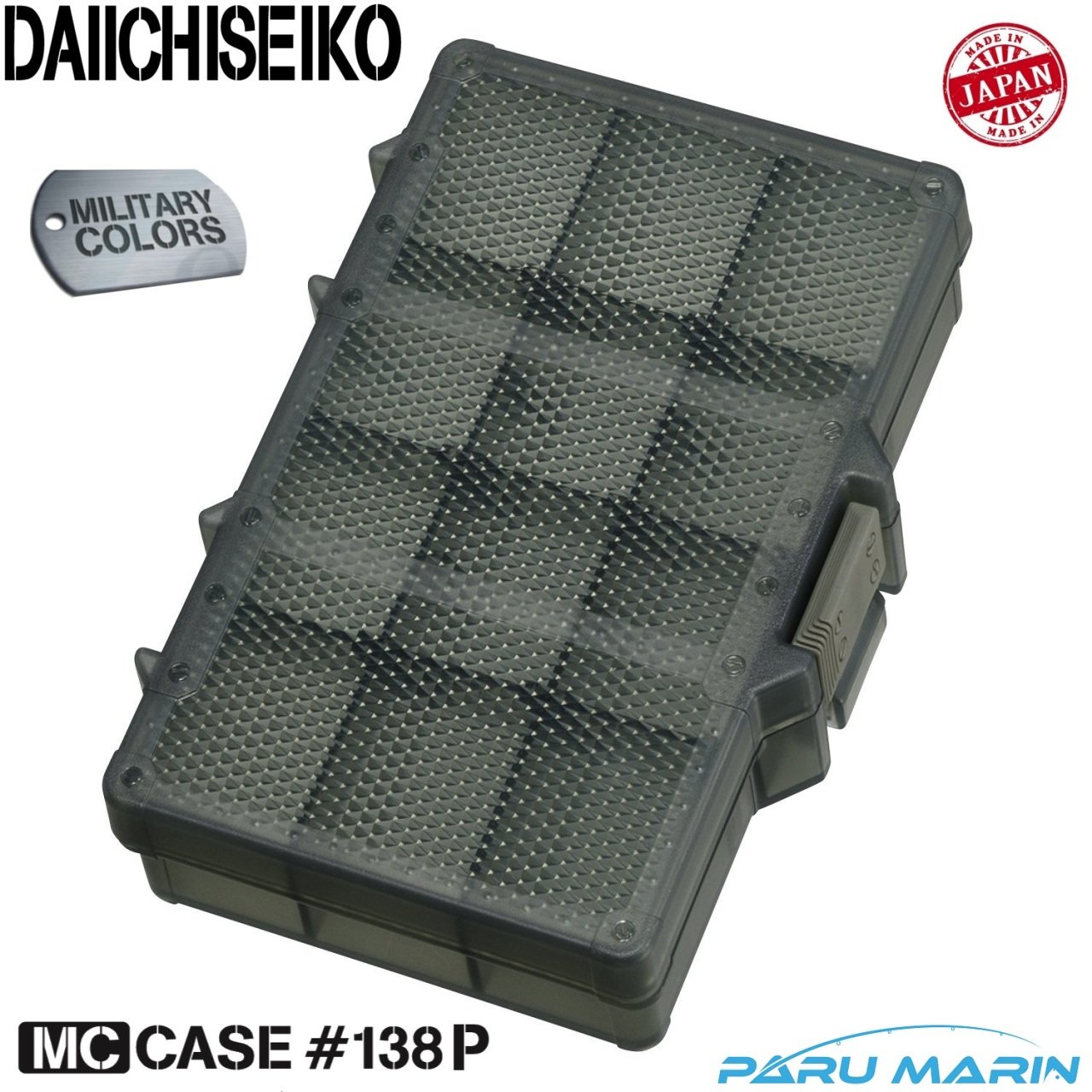 Daiichiseiko MC Case 138P Silikon ve Sahte Kutusu Foliage Green