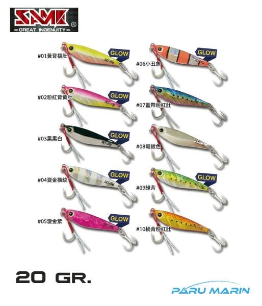 SAME Minnow Jig 20gr. Jig Yem
